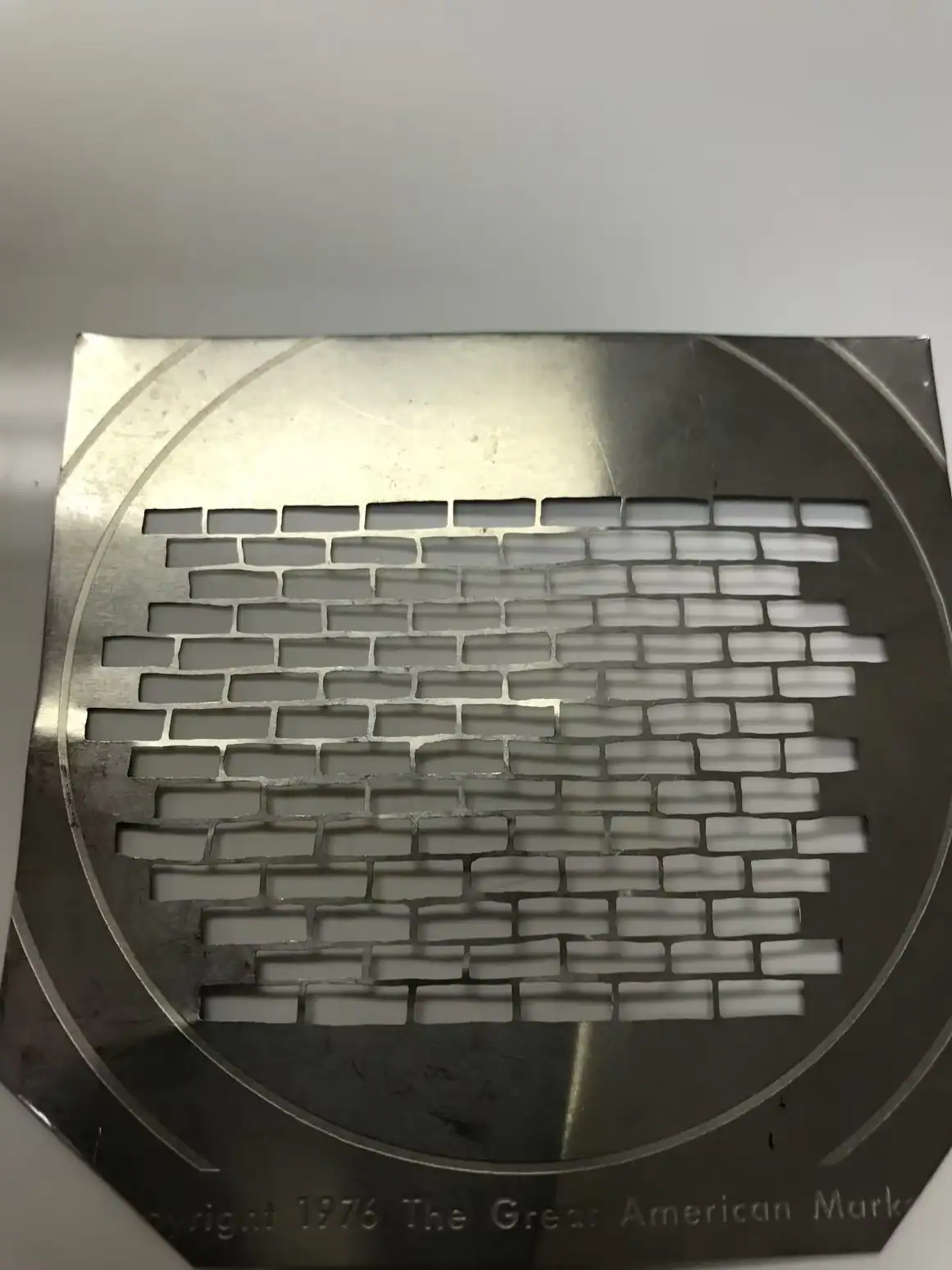 Brick wall GOBO pattern used for event lighting projection