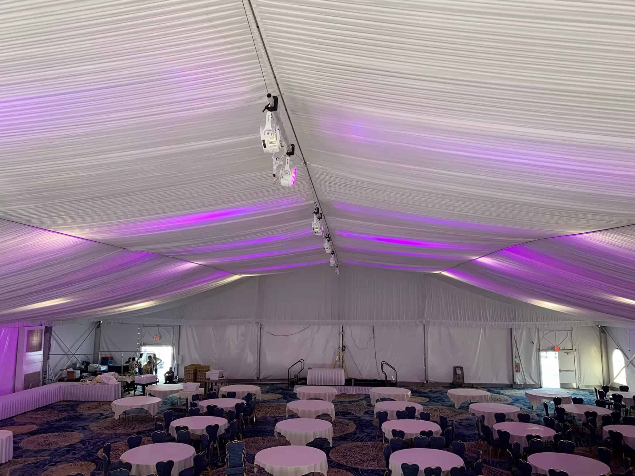Event Tent Lighting Upgrade: A Creative Pavilion Lighting Solution