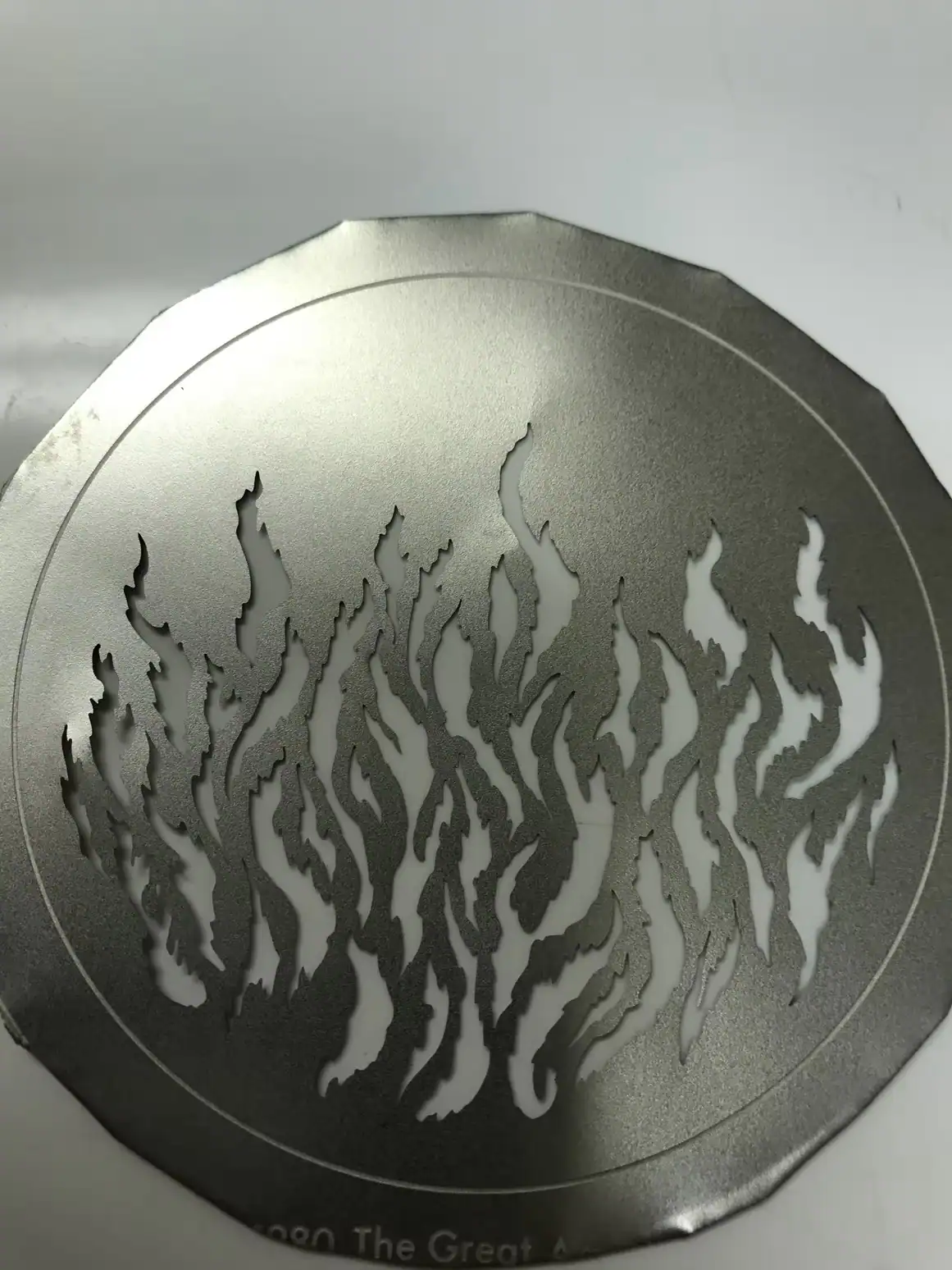 Halloween flame GOBO pattern used for theatrical projection