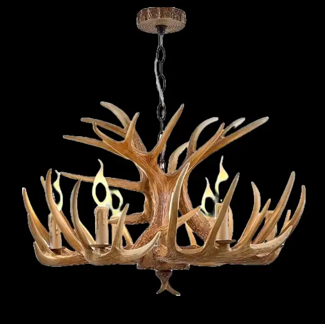 Rustic Antler chandelier available for themed Orlando events