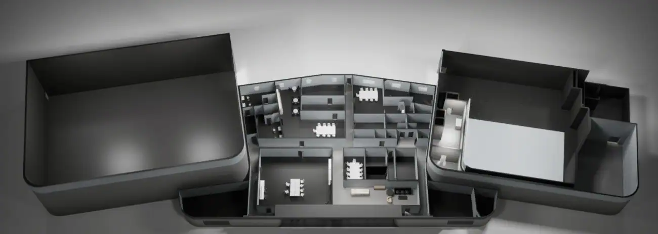Layout of Chapman Leonard Studios used for Junior Trailhead AV Career Day in Orlando
