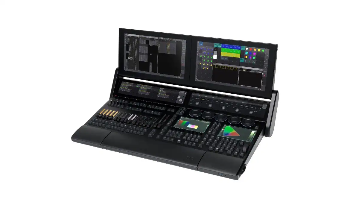 MA3 professional lighting console used for live event lighting control and programming
